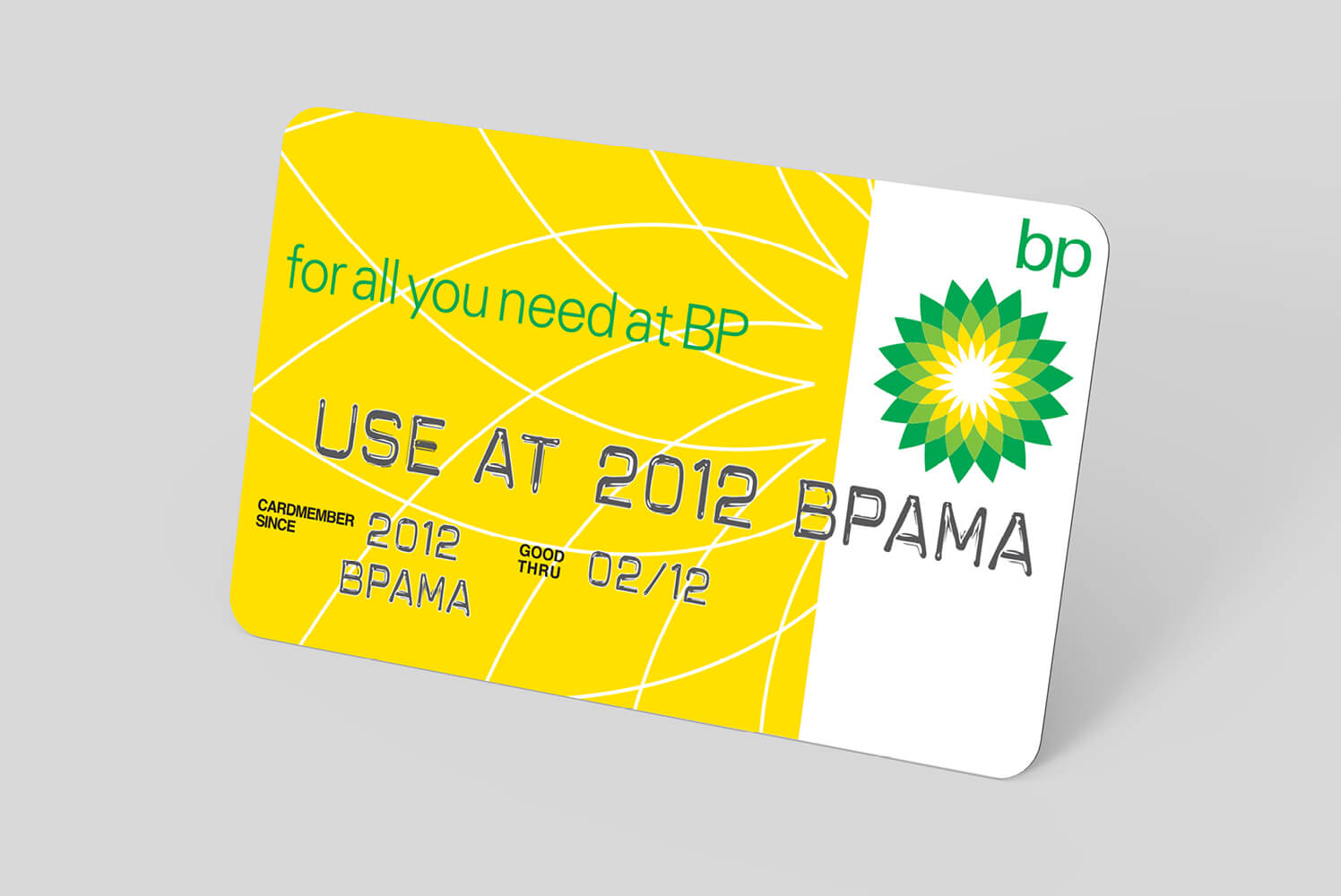 Golin + BP BPAMA bp pump credit card image