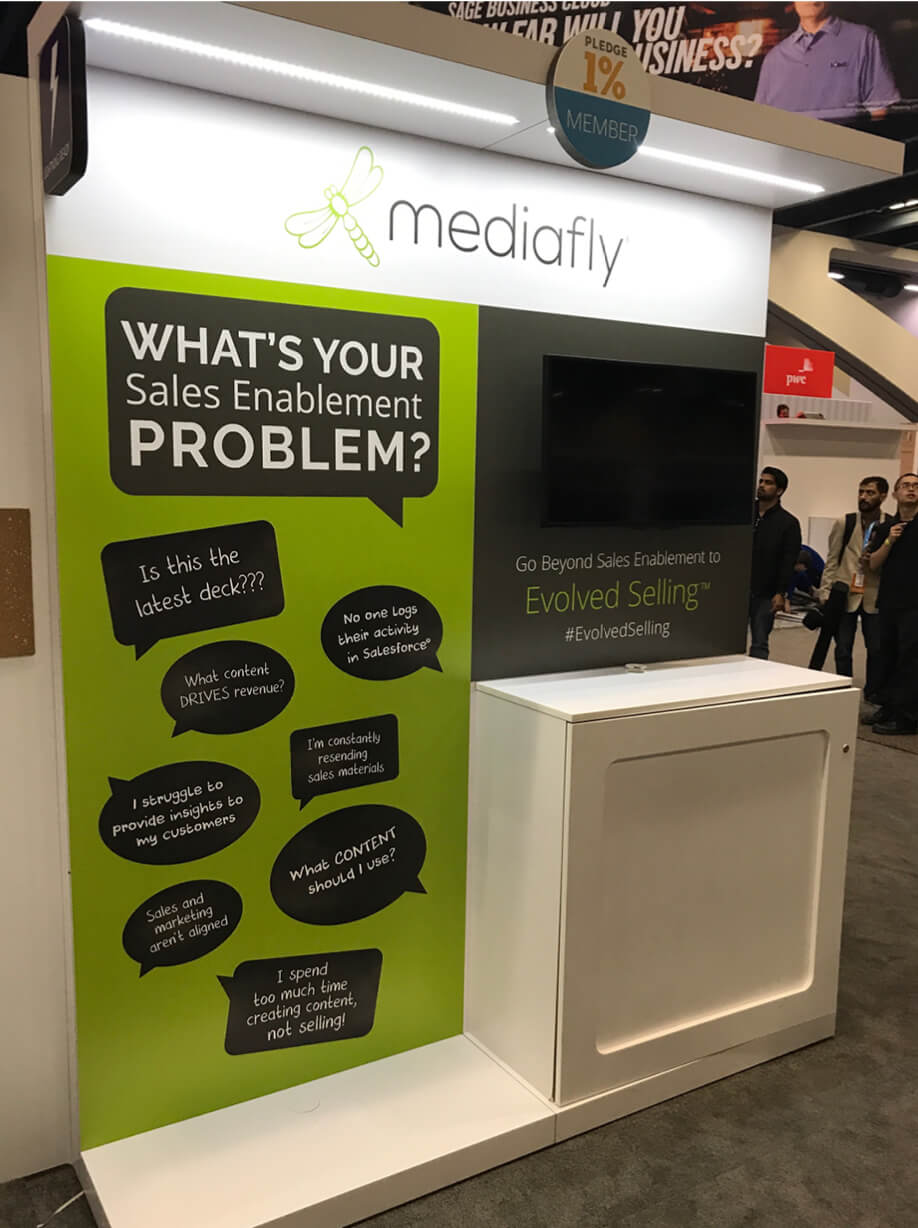 Mediafly Dreamforce 2017 booth image 02