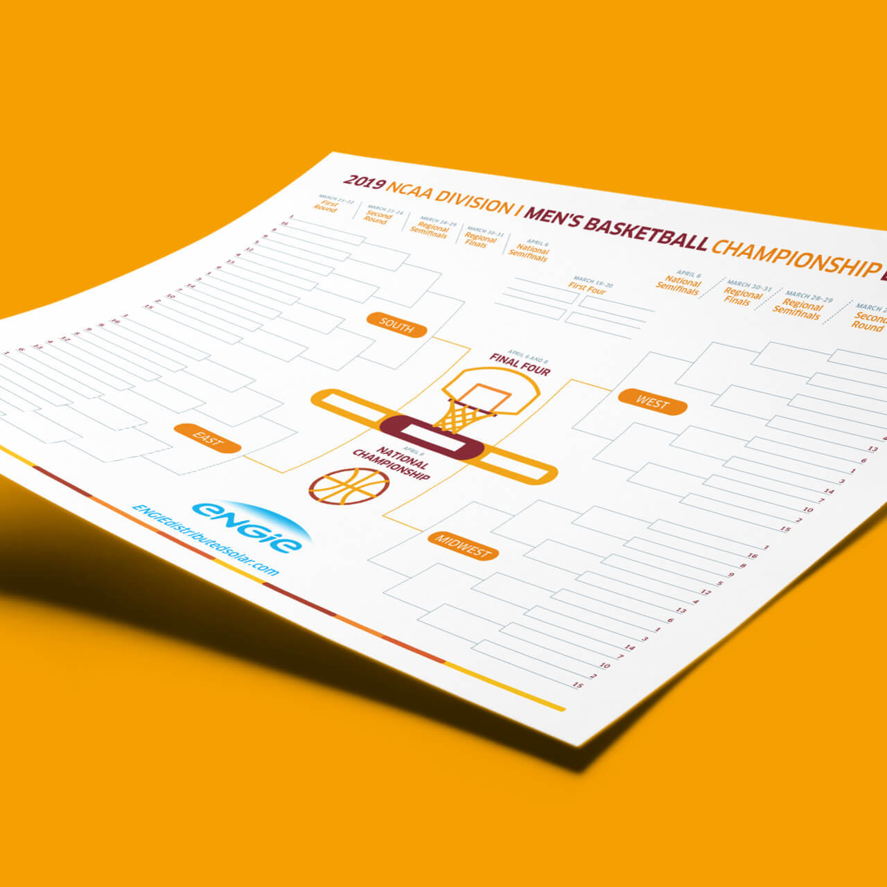 ENGIE March Madness Bracket Flyer