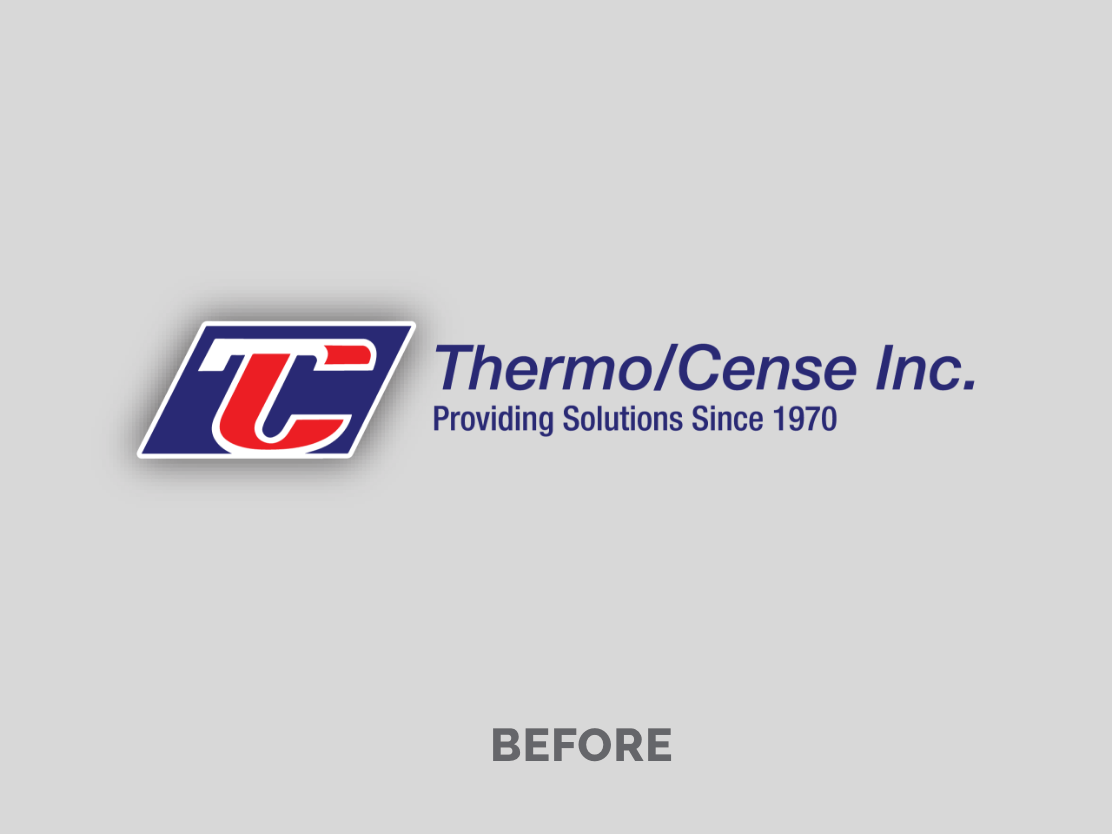 Thermo/Cense Logo Before